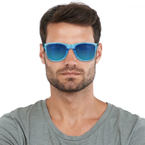 Unisex γυαλιά ηλίου Navaris, UV400, Bamboo, Blue, 40731.04.04