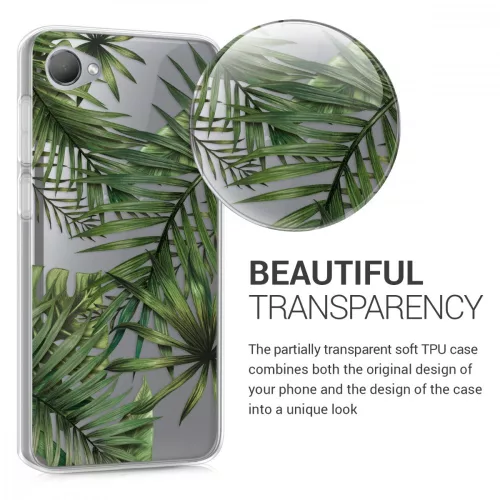 Κάλυμμα για HTC Desire 12, Silicone, Green, 45595.01