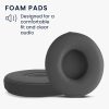 Σετ 2 μαξιλαριών αυτιών για ακουστικά Bose Solo 2 Wireless/Solo 3, Kwmobile, Grey, Eco leather, 44516.19
