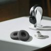 Σετ 2 μαξιλαριών αυτιών για ακουστικά Bose Solo 2 Wireless/Solo 3, Kwmobile, Grey, Eco leather, 44516.19