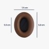 Σετ 2 μαξιλαριών αυτιών για ακουστικά Bose QuietComfort, Kwmobile, Καφέ, Οικολογικό δέρμα, 44230.18