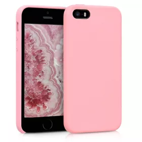   Θήκη για Apple iPhone 5 / iPhone 5s / iPhone SE, Silicone, Pink, 42766.110