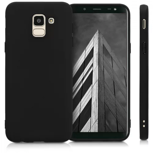 Θήκη για Samsung Galaxy J6, Silicone, Black, 45796.47