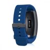Σετ 2 ιμάντων για Samsung Gear Fit2 / Gear Fit 2 Pro, kwmobile, σιλικόνη, μπλε / μαύρο, 38830.04