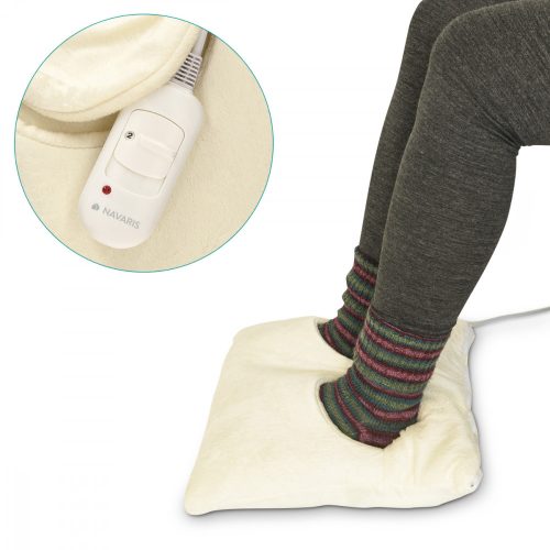 Ηλεκτρικό μαξιλάρι 2 σε 1 με θέρμανση για πόδια, πλάτη, λαιμό, κρέμα, 45831.01