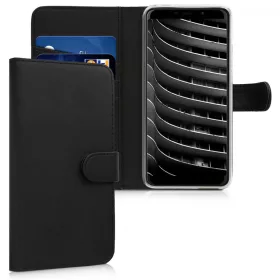   Θήκη Wiko View Max, Οικολογικό δέρμα, Μαύρο, 45875.01