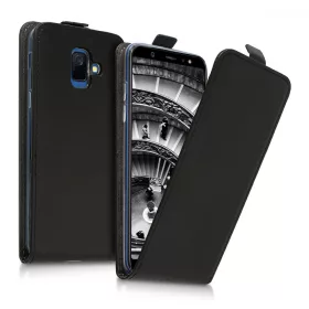   Θήκη για Samsung Galaxy A6 (2018), Οικολογικό δέρμα, Μαύρο, 45881.01