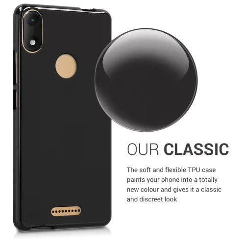 Θήκη Wiko View Max, Silicone, Black, 45874.47