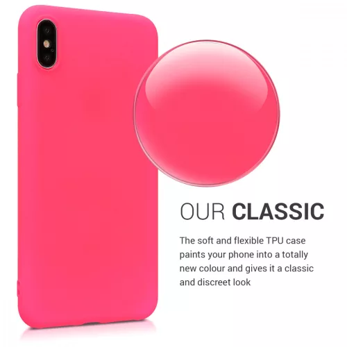 Θήκη για Apple iPhone XS Max, Silicone, Pink, 45917.77