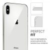 Σετ 3 προστατευτικών μεμβρανών για Apple iPhone XS Max, kwmobile, πίσω, διαφανές, 45920.5