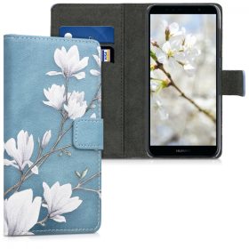   Θήκη για Huawei Y6 (2018), Eco leather, Blue, 45923.02