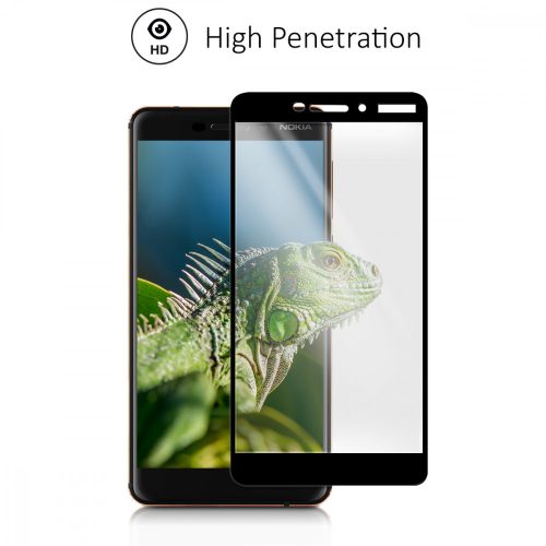 Προστατευτική μεμβράνη για Nokia 6.1 (2018), kalibri, εμπρός, μαύρο, 45990.01