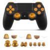 Σετ κουμπιών για PlayStation 4 Pro/PS4 Slim Controller, Kwmobile, Gold, Aluminium, 46055.21