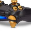 Σετ κουμπιών για PlayStation 4 Pro/PS4 Slim Controller, Kwmobile, Gold, Aluminium, 46055.21