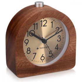   Snooze Ρετρό αναλογικό ξύλινο ξυπνητήρι, 46228.18