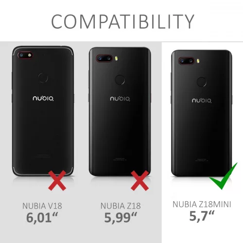 Κάλυμμα για ZTE Nubia Z18 mini, Σιλικόνη, Διαφανές, 46281.03