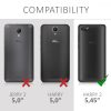 Κάλυμμα για Wiko Harry 2, Οικολογικό δέρμα, Μαύρο, 46284.01