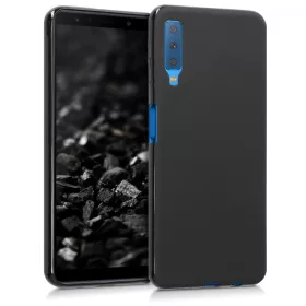   Θήκη για Samsung Galaxy A7 (2018), Silicone, Black, 46422.47