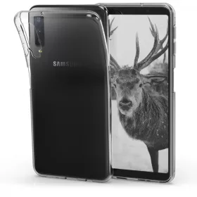   Θήκη για Samsung Galaxy A7 (2018), Silicone, Transparent, 46419.03