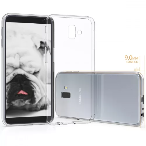 Κάλυμμα για Samsung Galaxy J6 Plus, Σιλικόνη, Διαφανές, 46440.03