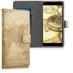   Θήκη Wiko Lenny 5, Οικολογικό δέρμα, Καφέ, 46462.01