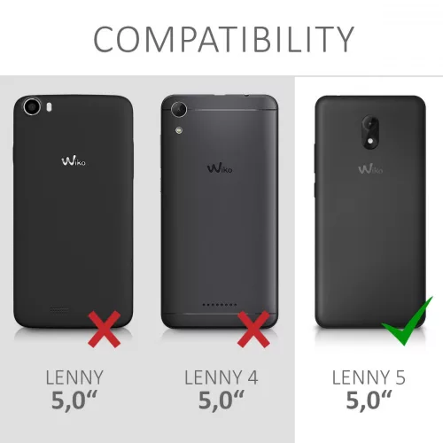 Θήκη Wiko Lenny 5, Οικολογικό δέρμα, Καφέ, 46462.01