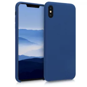   Θήκη για Apple iPhone XS Max, Silicone, Blue, 45909.116