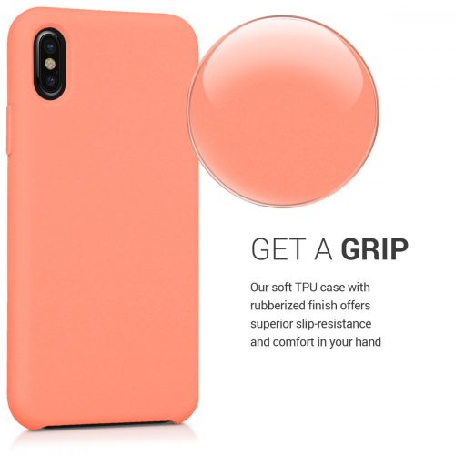 Θήκη για Apple iPhone X / iPhone XS, σιλικόνη, ροζ χρυσό, 42495.76