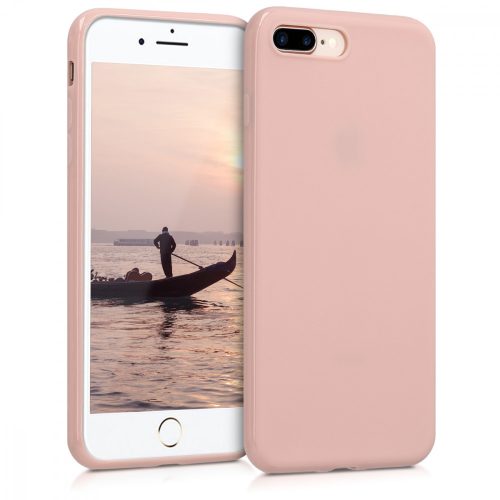 Θήκη για Apple iPhone 8 Plus / iPhone 7 Plus, σιλικόνη, ροζ χρυσό, 39499,89