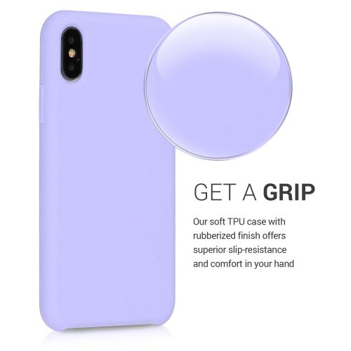 Θήκη για Apple iPhone X / iPhone XS, Silicone, Purple, 46313.108
