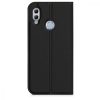 Κάλυμμα για Huawei Honor 10 Lite, Οικολογικό δέρμα, Μαύρο, 47001.01