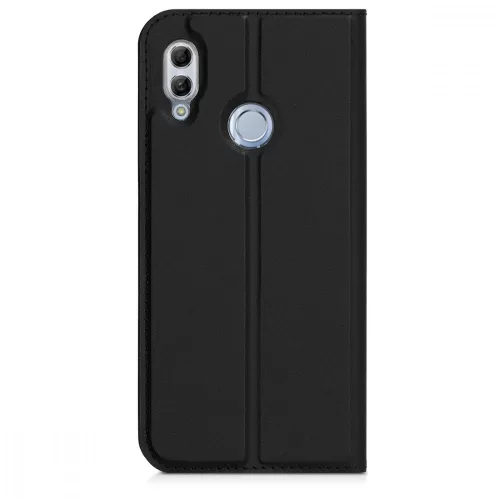 Κάλυμμα για Huawei Honor 10 Lite, Οικολογικό δέρμα, Μαύρο, 47001.01