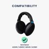 Σετ 2 μαξιλαριών αυτιών για ακουστικά Sennheiser HD580/HD600/HD650, Kwmobile, Μαύρο, Textile, 47098.01