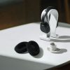 Σετ 2 μαξιλαριών αυτιών για ακουστικά Sennheiser HD580/HD600/HD650, Kwmobile, Μαύρο, Textile, 47098.01