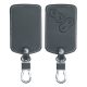 Κλειδιά αυτοκινήτου για Renault / Dacia - 4 Κουμπιά - Keyless Go, Οικολογικό Δέρμα, Γκρι, 45656.73