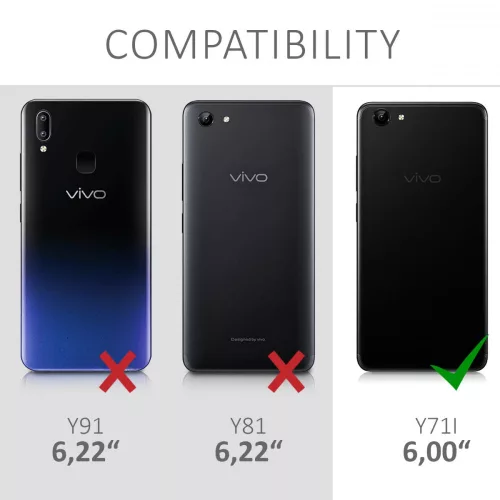 Θήκη για Vivo Y71i, Silicone, Pink, 47265.01