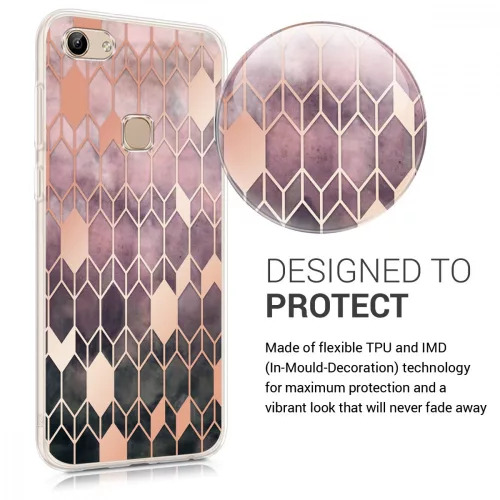 Θήκη για Vivo Y81, Silicone, Pink, 47263.01