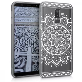   Θήκη για Samsung Galaxy J8, Silicone, Transparent, 47354.01