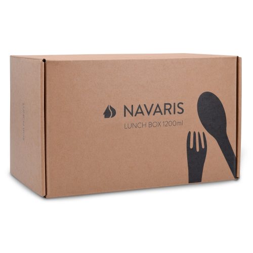 Σετ μεσημεριανό κουτί Bento Box 2x με μαχαιροπίρουνα και καπάκι από μπαμπού, 47407.01.01