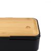 Σετ μεσημεριανό κουτί Bento Box 2x με μαχαιροπίρουνα και καπάκι από μπαμπού, 47407.01.01