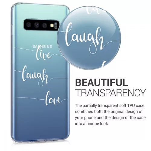 Κάλυμμα για Samsung Galaxy S10, Silicone, Transparent, 47448.02