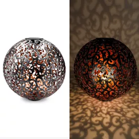   Ηλιακό φωτιστικό εξωτερικού χώρου Navaris, φωτισμός LED, 30 cm, Αυτόματο start/stop, 47537.01