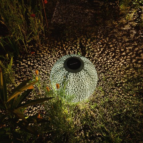 Ηλιακό φωτιστικό εξωτερικού χώρου Navaris, φωτισμός LED, 30 cm, Αυτόματο start/stop, 47542.01