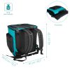 Rucsac transport animale Navaris, 41x34.5x43 cm, pentru caini/pisici pana la 12 kg, gri, 47550.37