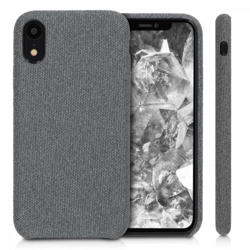 Θήκη για Apple iPhone XR, Textile, Grey, 46974.02
