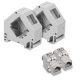 Σετ 2 βυσμάτων 10 Gbit CAT6A για καλώδια Ethernet RJ45, Kwmobile, Grey, Metal, 47696.02