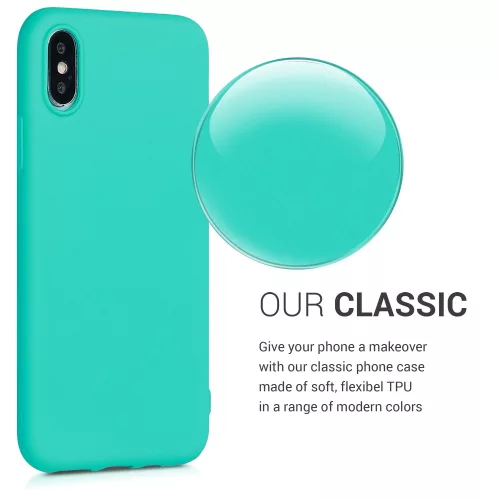 Θήκη για Apple iPhone X / iPhone XS, Silicone, Green, 46270.126
