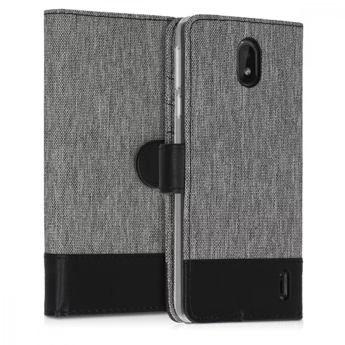 Κάλυμμα για Nokia 1 Plus, Textile, Grey, 48021.01