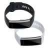 Σετ 2 ιμάντες για Huawei Band 2 / Band 2 Pro, kwmobile, σιλικόνη, μαύρο / λευκό, 43318.48