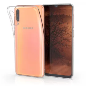   Θήκη για Samsung Galaxy A50, Silicone, Transparent, 48053.03